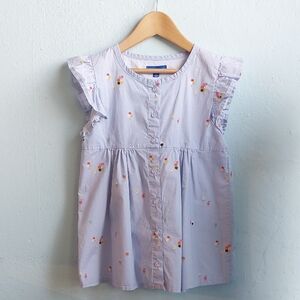 Maison Me Ice Cream Cone Print Girls  Blouse